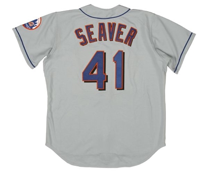 1999 Tom Seaver  Worn New York Mets Road Coaches Jersey